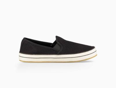 UGG Bren Slip-On Női Tornacipő - Fekete, 5413JO